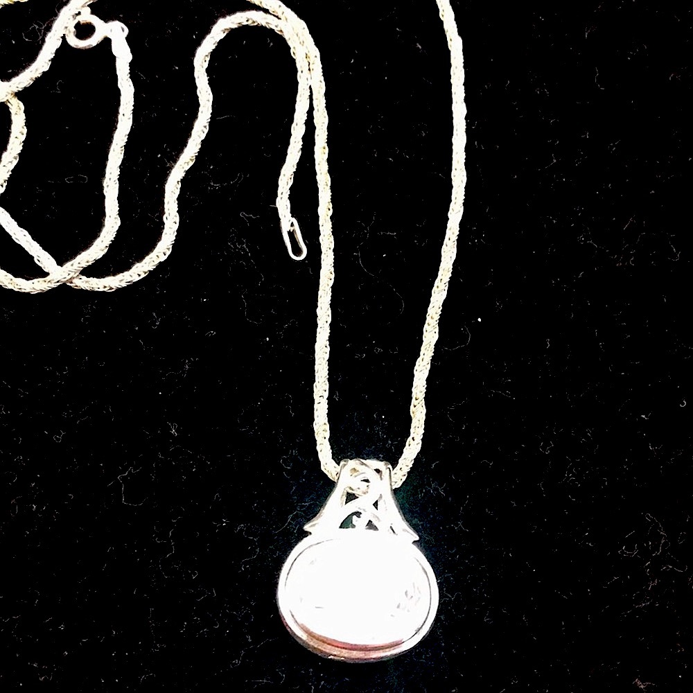 Pretty CZ sterling pendant